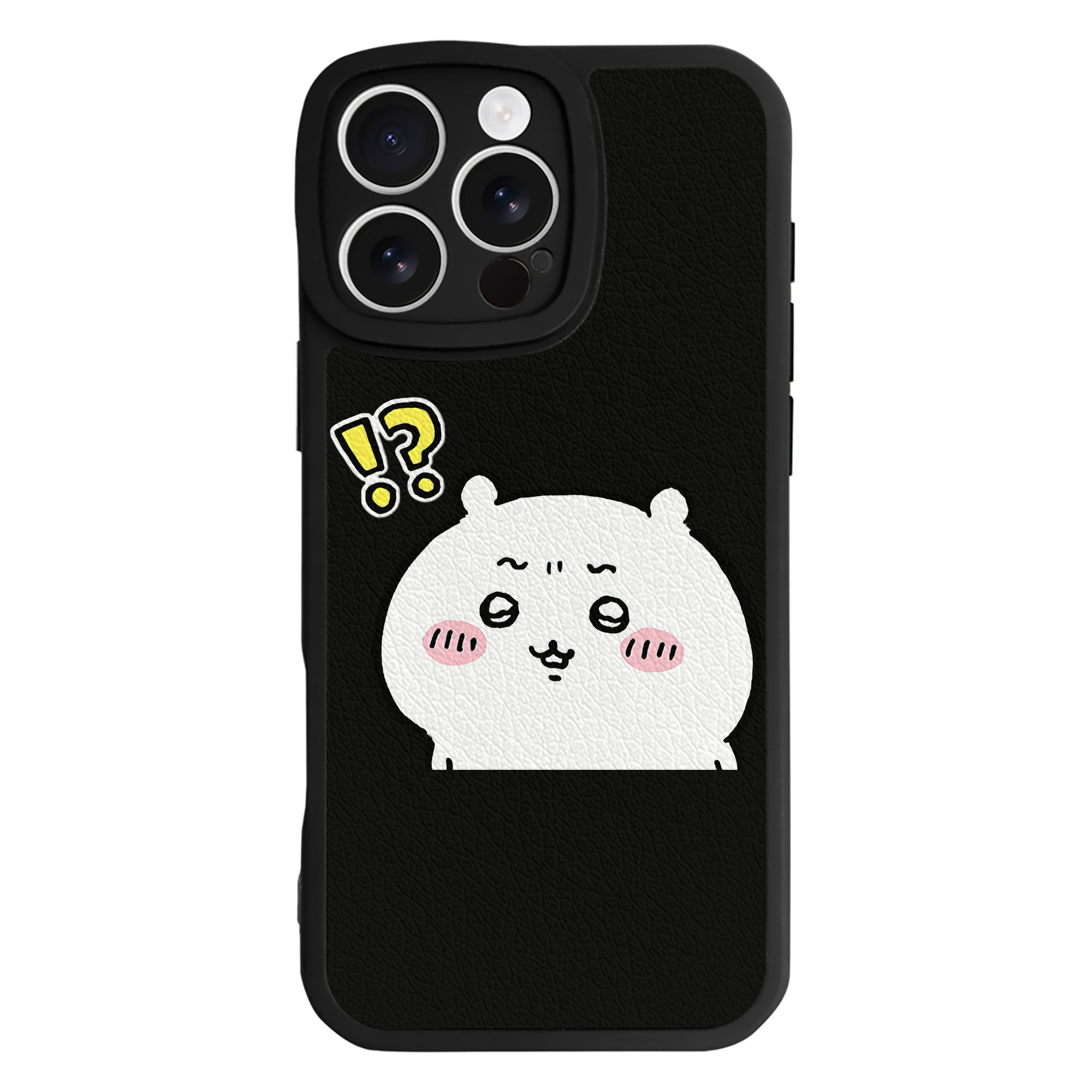 （画像用） ちいかわ ちいかわ Chii-kawa chiikawa 【iPhone 16シリーズ対応】シリコンスマホケース（レザー調） 材質：シリコン